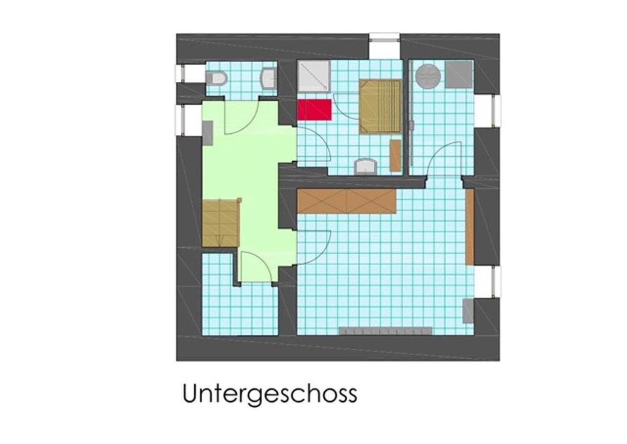 Villa Schnuck - Das Rote Ferienhaus Bad Gastein Dış mekan fotoğraf